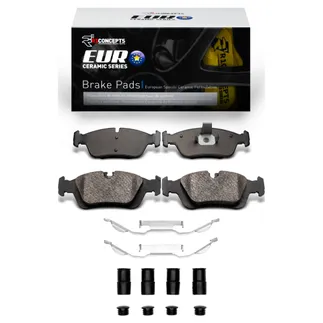 R1 Concepts 2600-0558-01 Euro Ceramic Pads & Hardware Kit